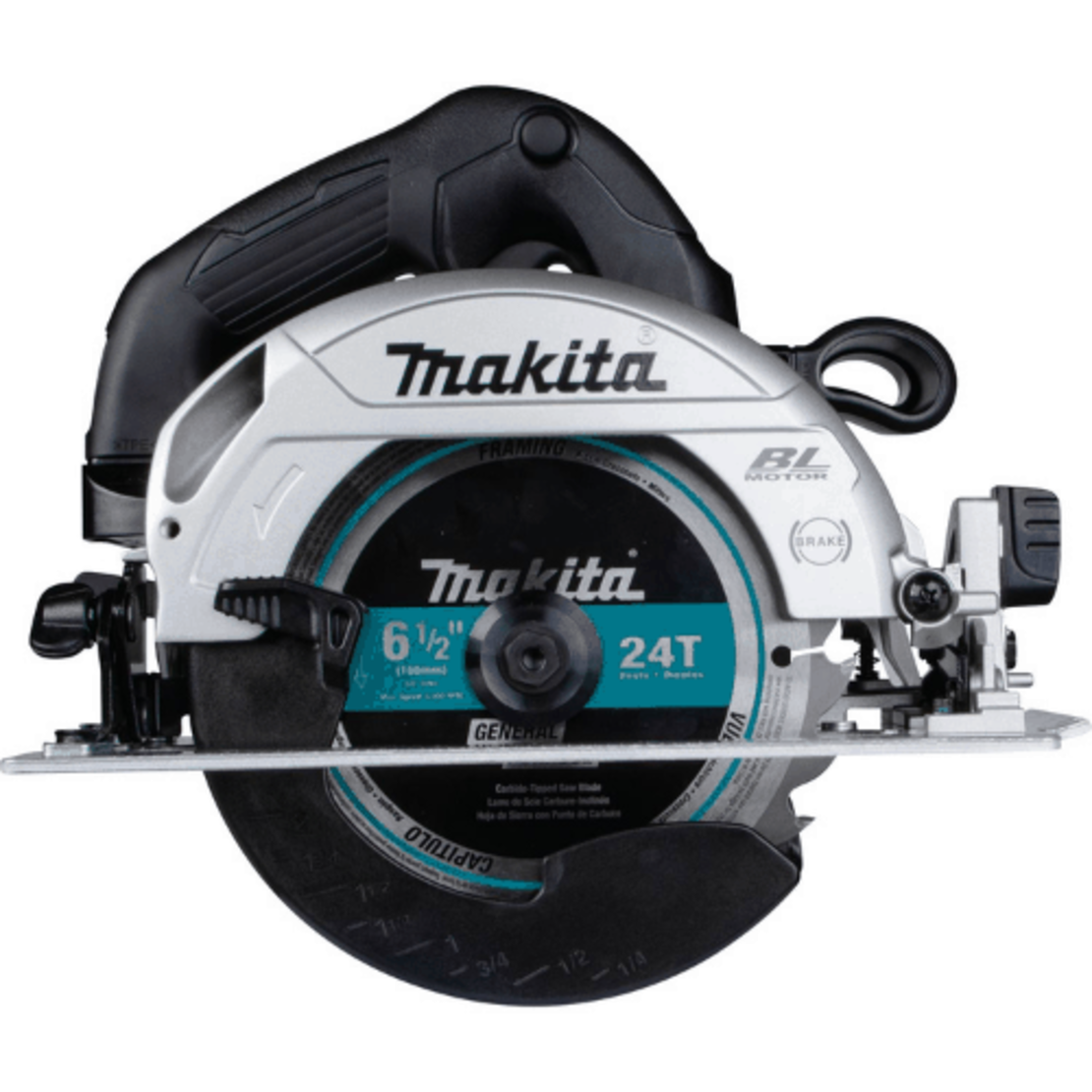 מסור עגול נטען ½ 6 18V בראשלס BL מקיטה Makita XSH04 סדרה שחורה