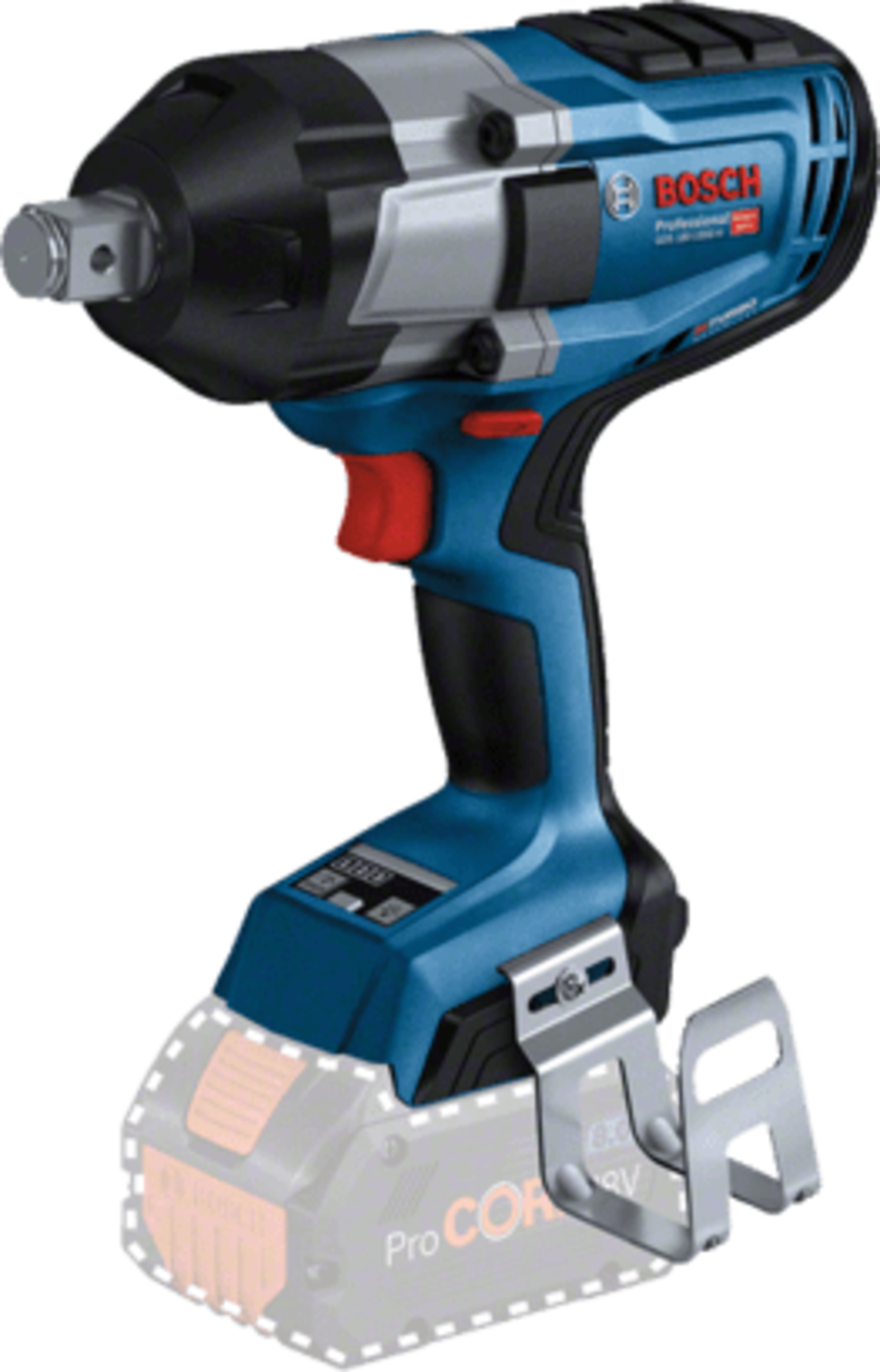 מפתח רטיטה BOSCH 3/4 מסדרת BITURBO בלי פחמים דגם GDS - 1050