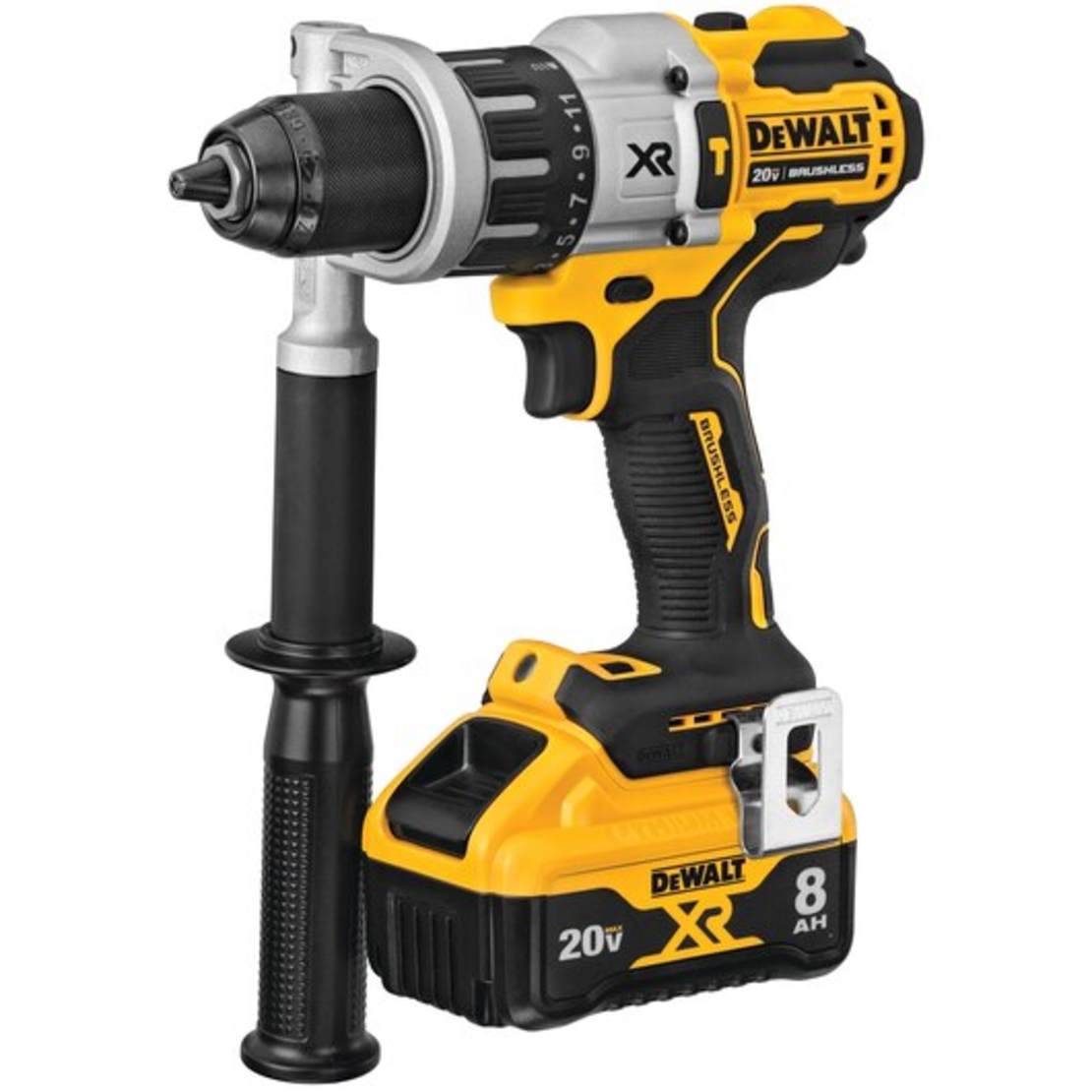 מברגה / מקדחה 18/20V דיוולט דגם DeWalt XR Power Detect DCD998 (גוף בלבד)