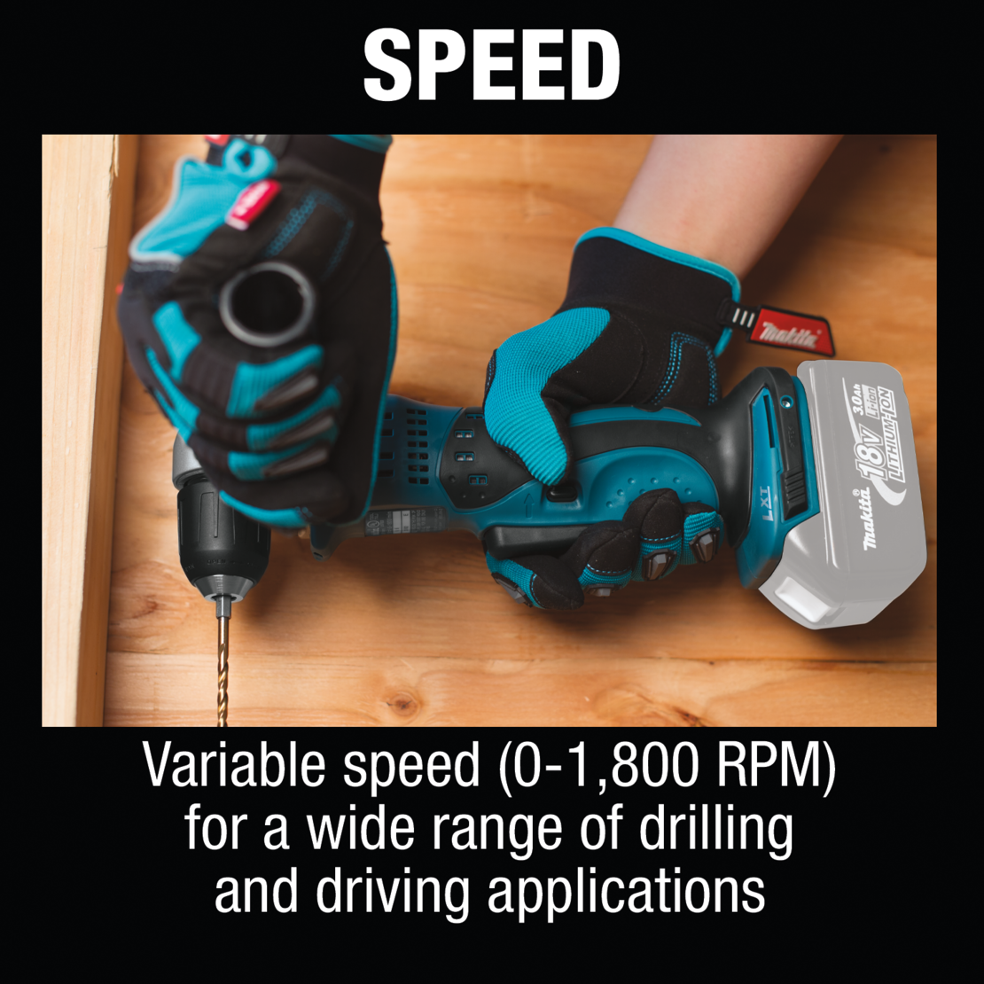 מקדחה זוויתית 18V (גוף בלבד) makita DDA351Z / XAD02Z