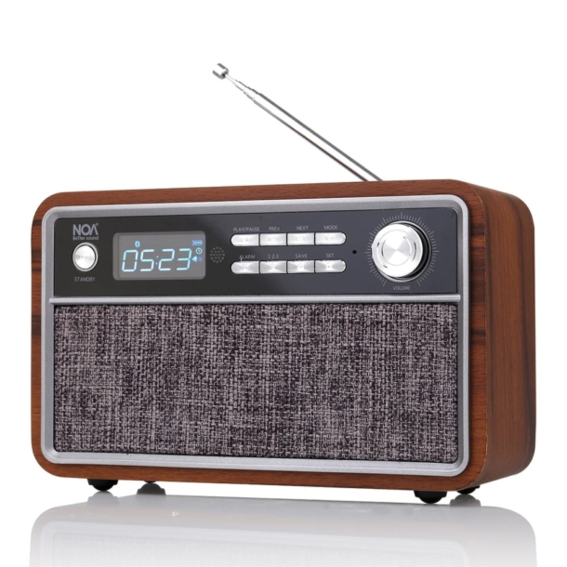 רדיו בלוטוס נטען בעיצוב רטרו קלאסי - NOA sound box V300