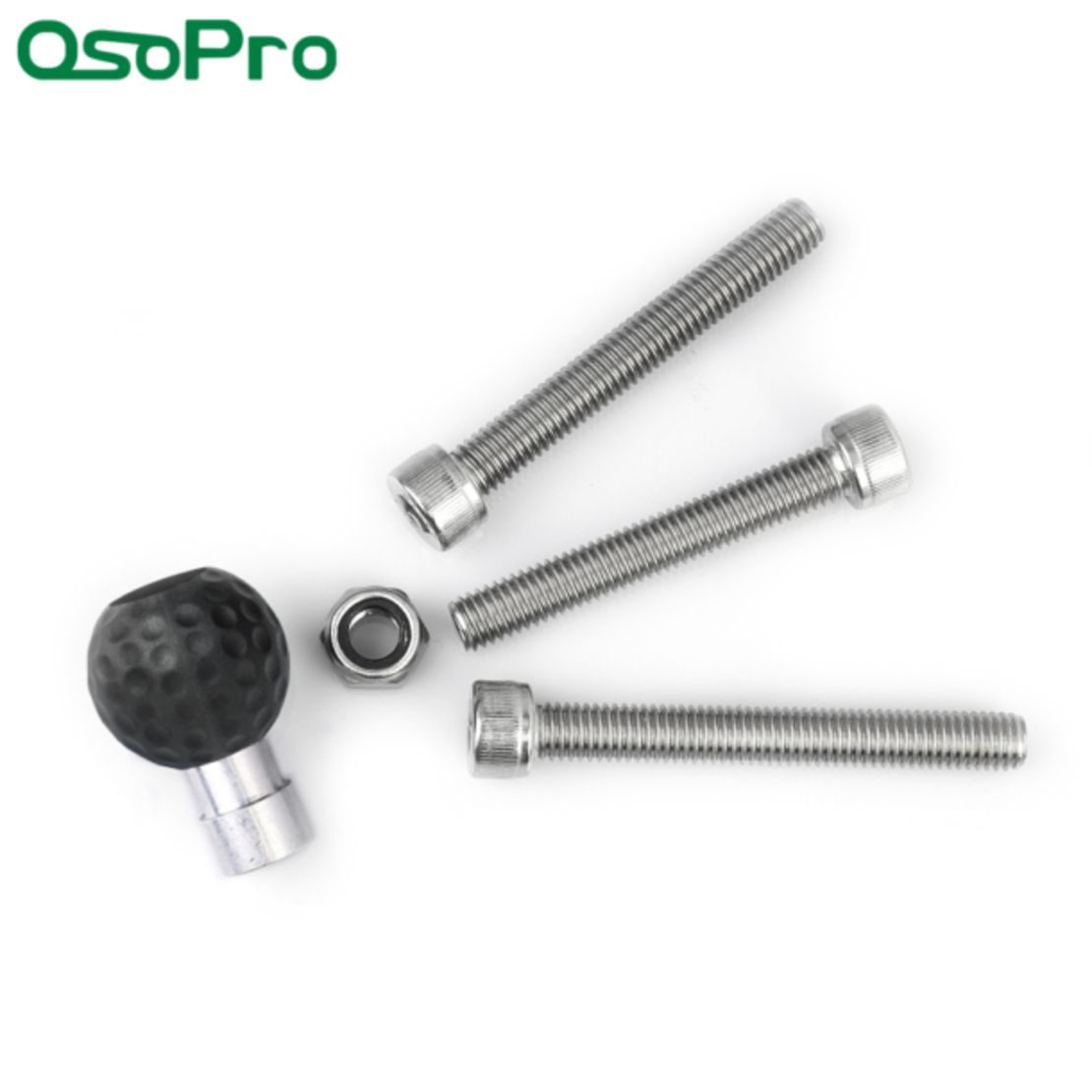 תושבת לנייד מסוג Click&Lock לכידון אופנוע – תפוח למראה OsoPro 8MM