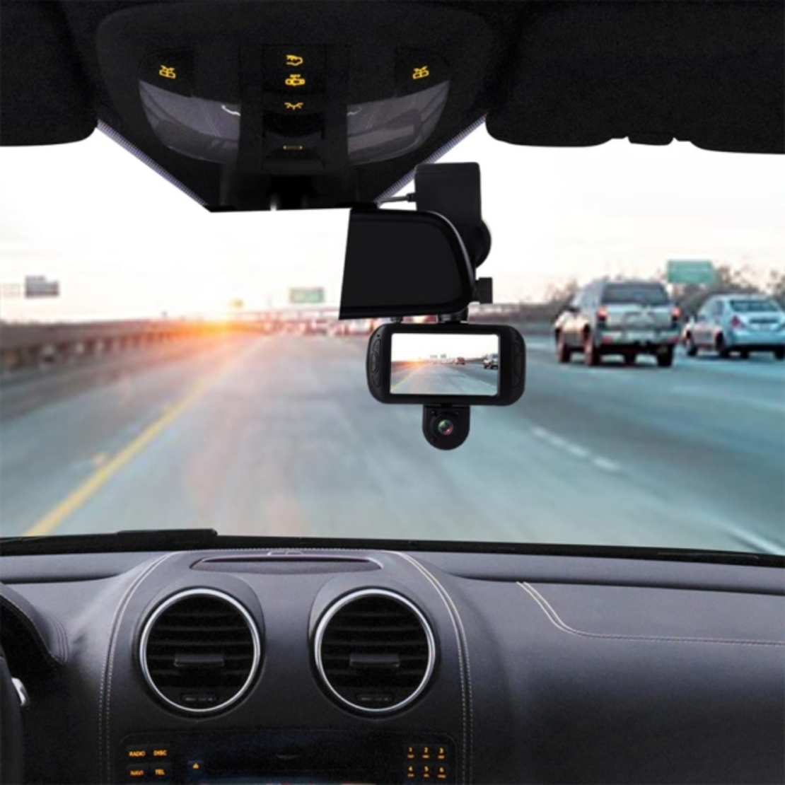 מצלמה דו כיוונית לרכב בעלת GPS מובנה Discovery 990