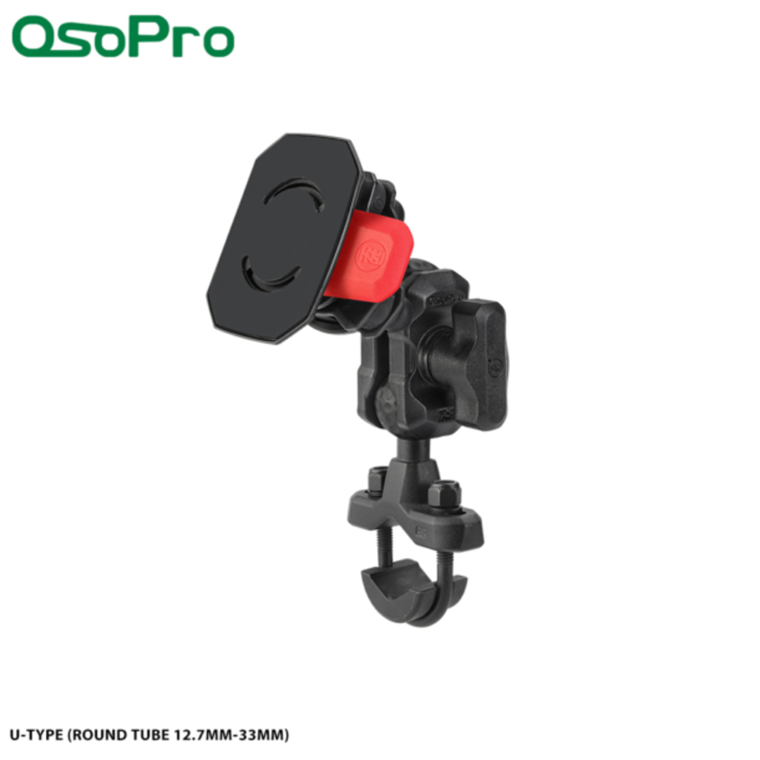 תושבת לנייד מסוג Click&Lock לכידון אופנוע – OsoPro ,תפס כידון U