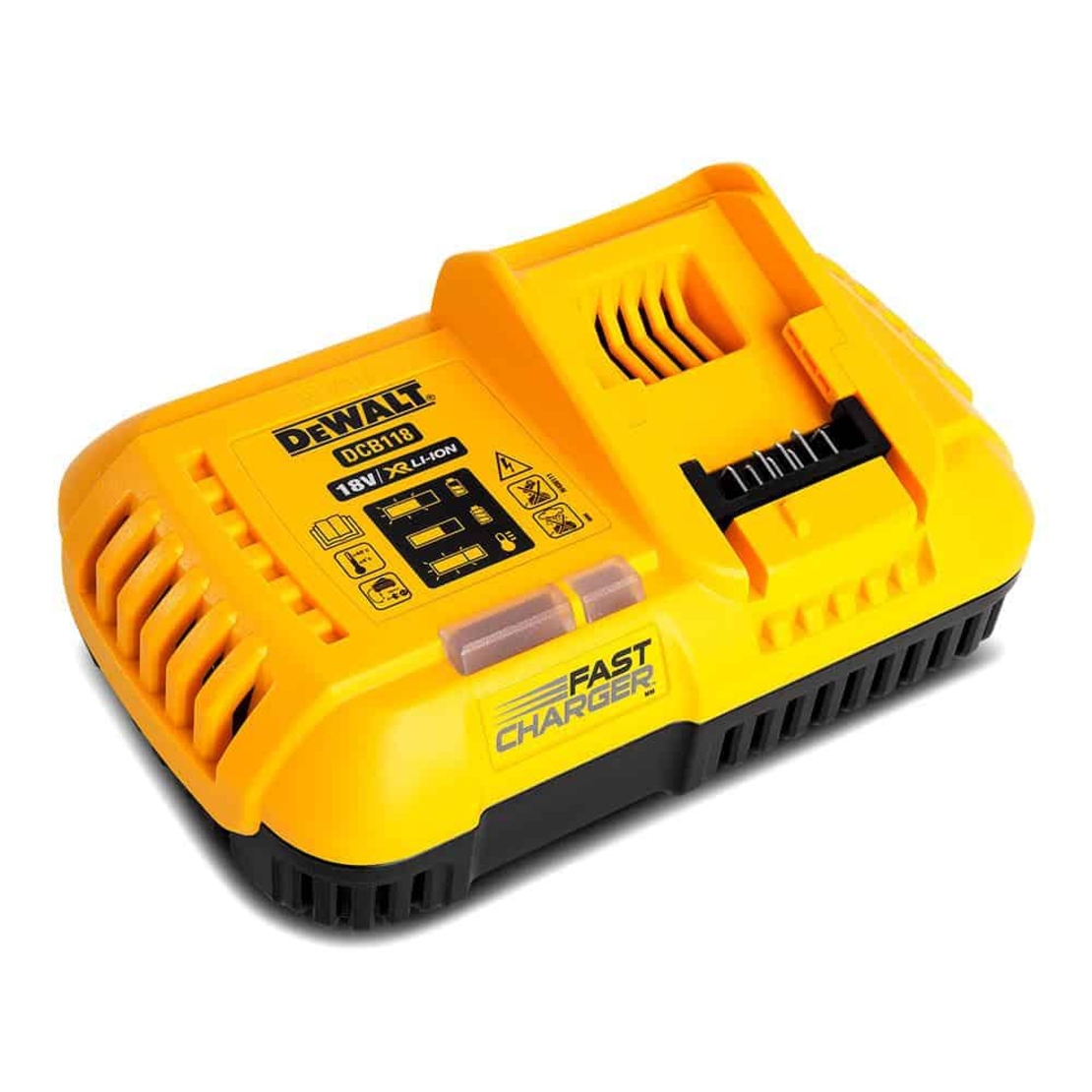 מטען דיוולט סופר מהיר - 10.8V/18V/54V DEWALT DCB118