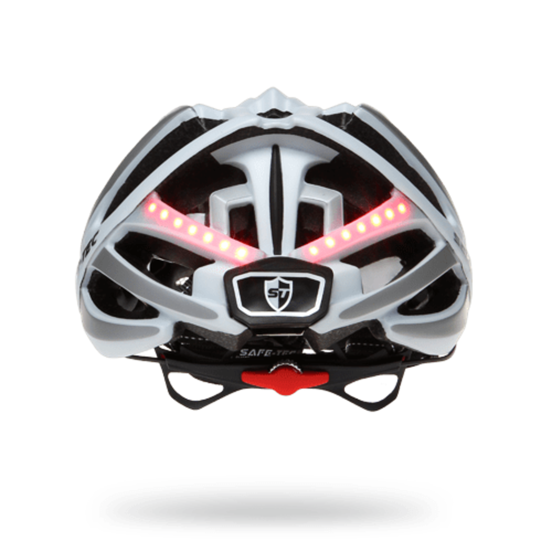 קסדה חכמה לאופניים עם פנסי LED דגם - Safe -Tec TYR 2