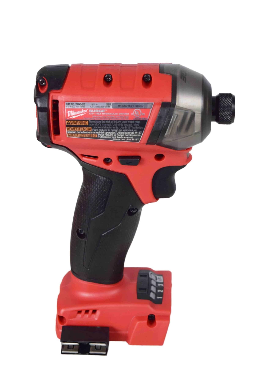 מברגת אימפקט הידראולית מילווקי 18V (גוף בלבד) Milwaukee SURGE M18 FQID / 2760-20