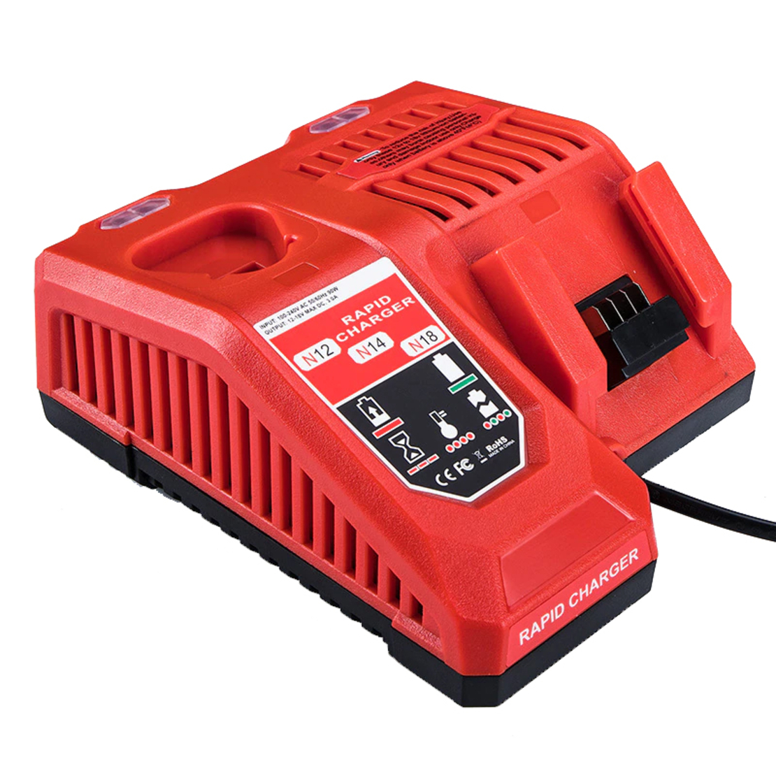 מטען מהיר מילווקי RAPID 12V/18V MILWAUKEE M12-18FC