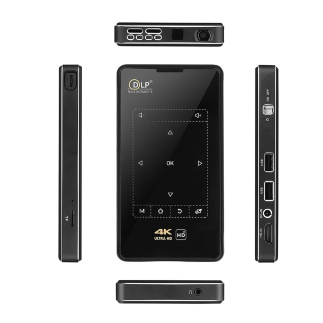 מיני מקרן נייד 4K אנדרואיד Eco Q-12