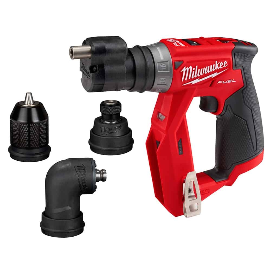 מברגת מתקינים מילווקי 12V עם 4 ראשים מתחלפים Milwaukee M12 FDDX / 2505-20 (גוף בלבד)