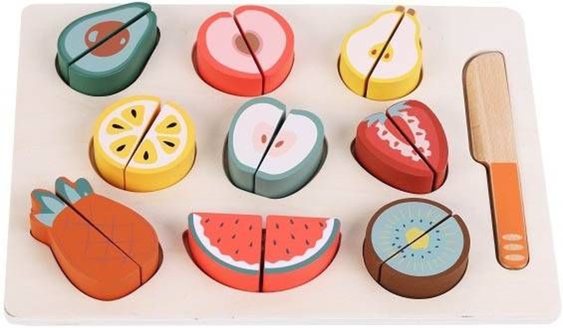 פאזל חיתוך פירות Pit Toys