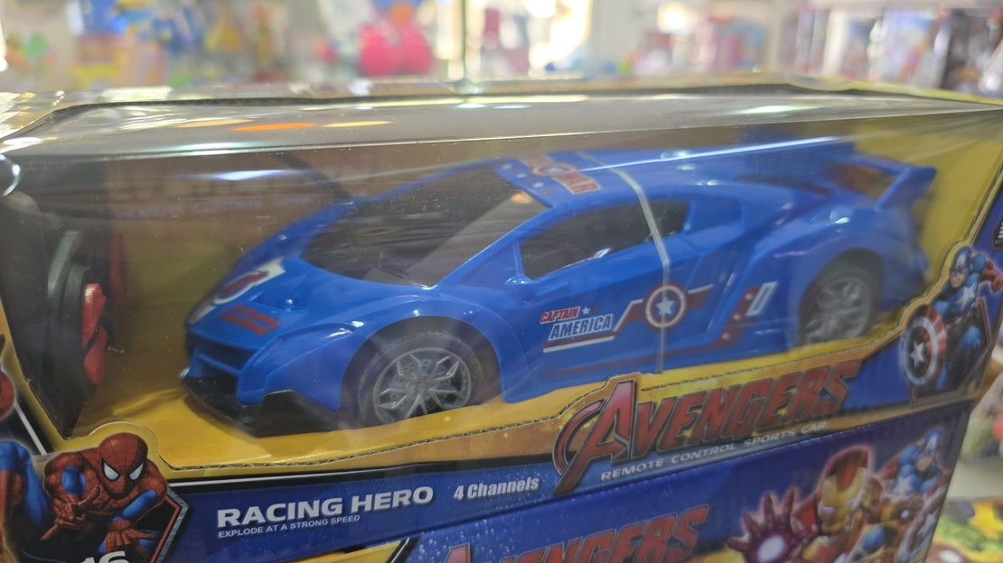 מכונית שלט  AVENGERS קפטן אמיריקה