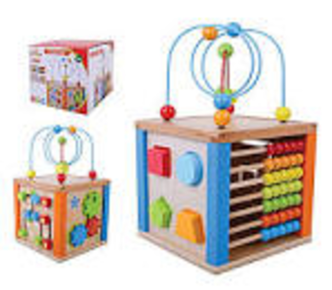קוביית פעילות מבוך מבית Pit Toys -