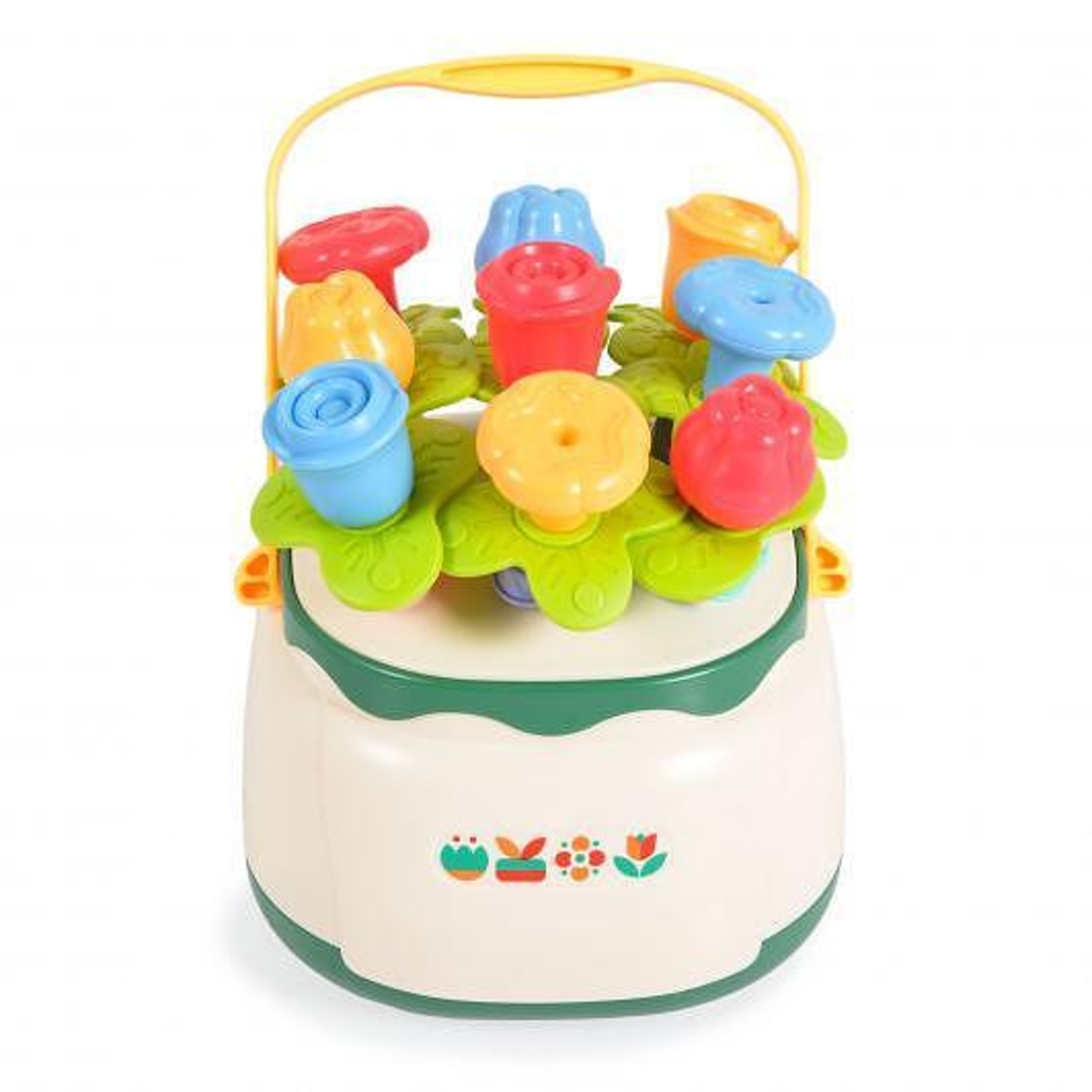 השחלת צורות פרחים -