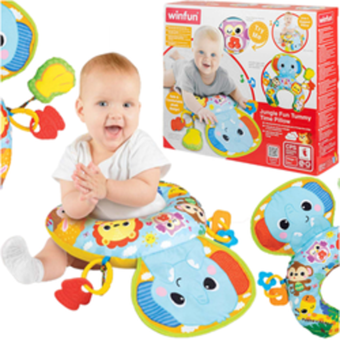 مخدة للبيبي -  Winfun Jungle