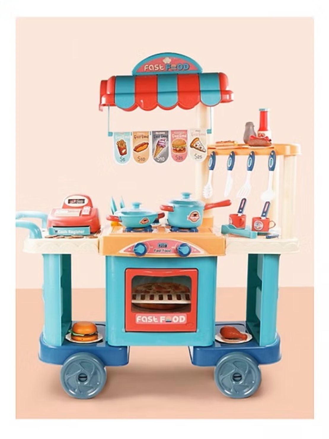 مطبخ الشيف  + إضاءات + إكسسوارات FAST FOOD