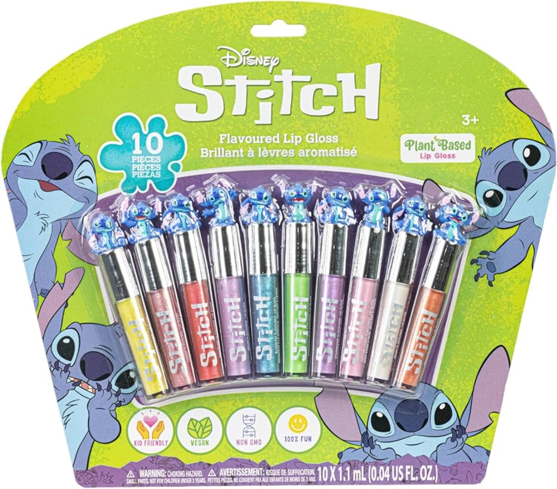 10 قطع من الشفاه اللامعة من ديزني ستيتش STITCH ستيج