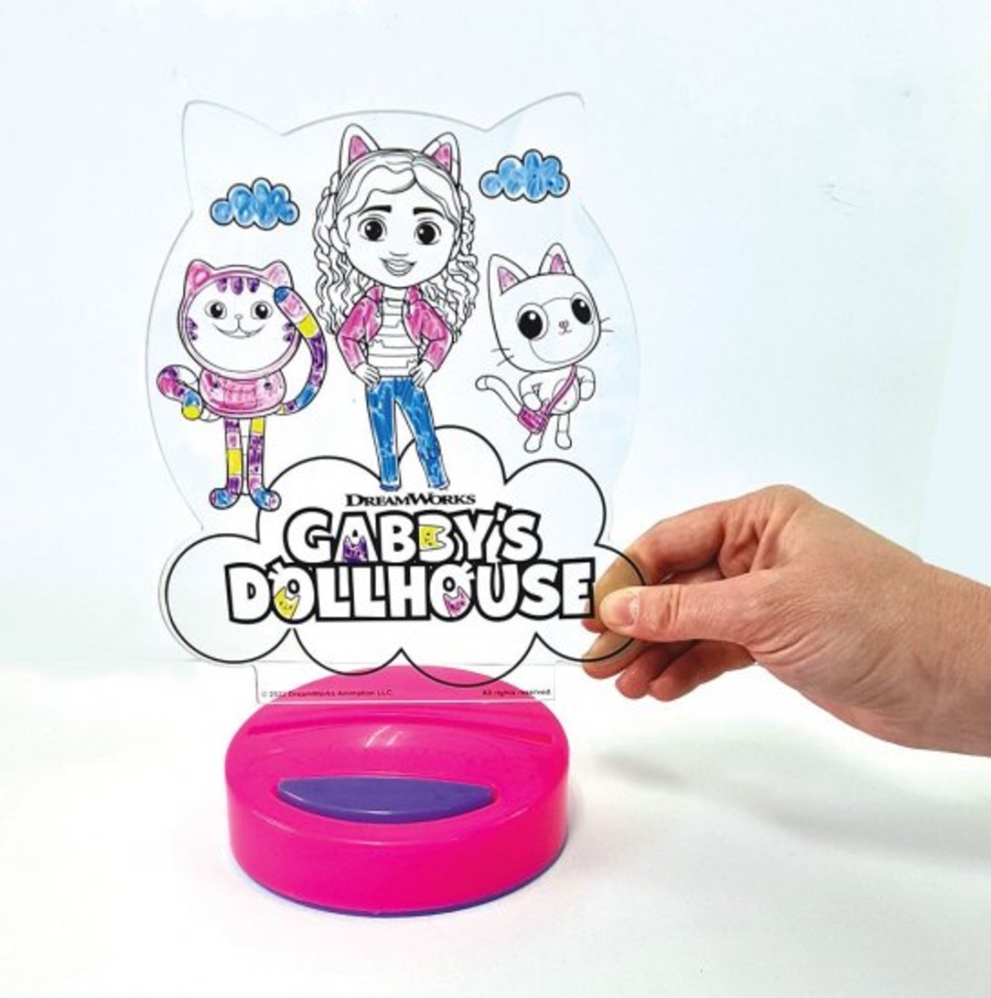 מנורת LED לצביעה מבית Gabbys Dollhouse