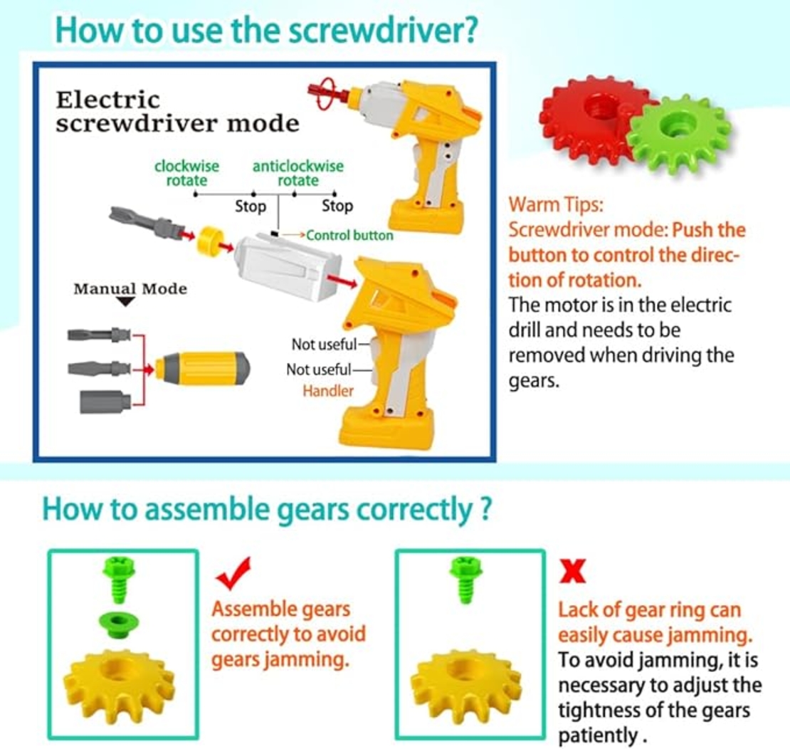 צעצוע גלגלי שיניים לילדים