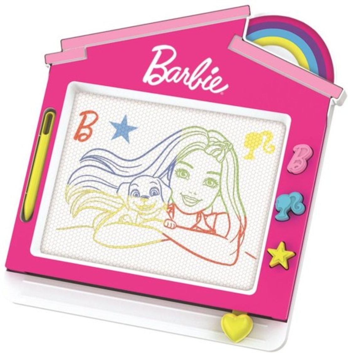 לוח ציור מגנטי רב פעילויות - Barbie  -