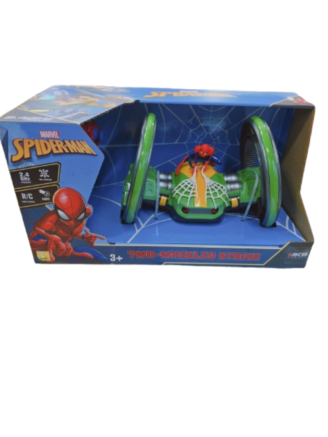 מכונית שלט ספיידרמן רוטט גלגל ענק