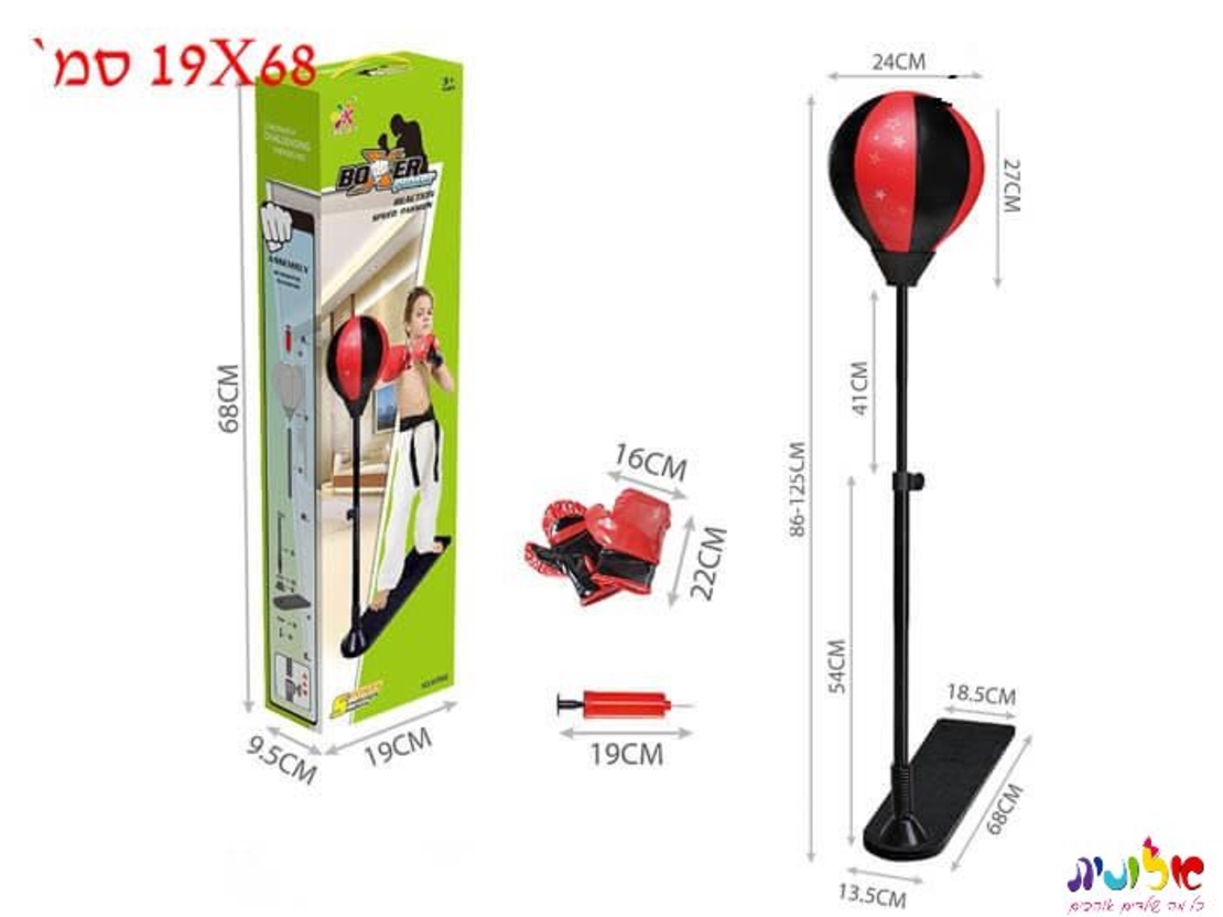 סטנד איגרוף עומד+משטח עמידה+כפפות