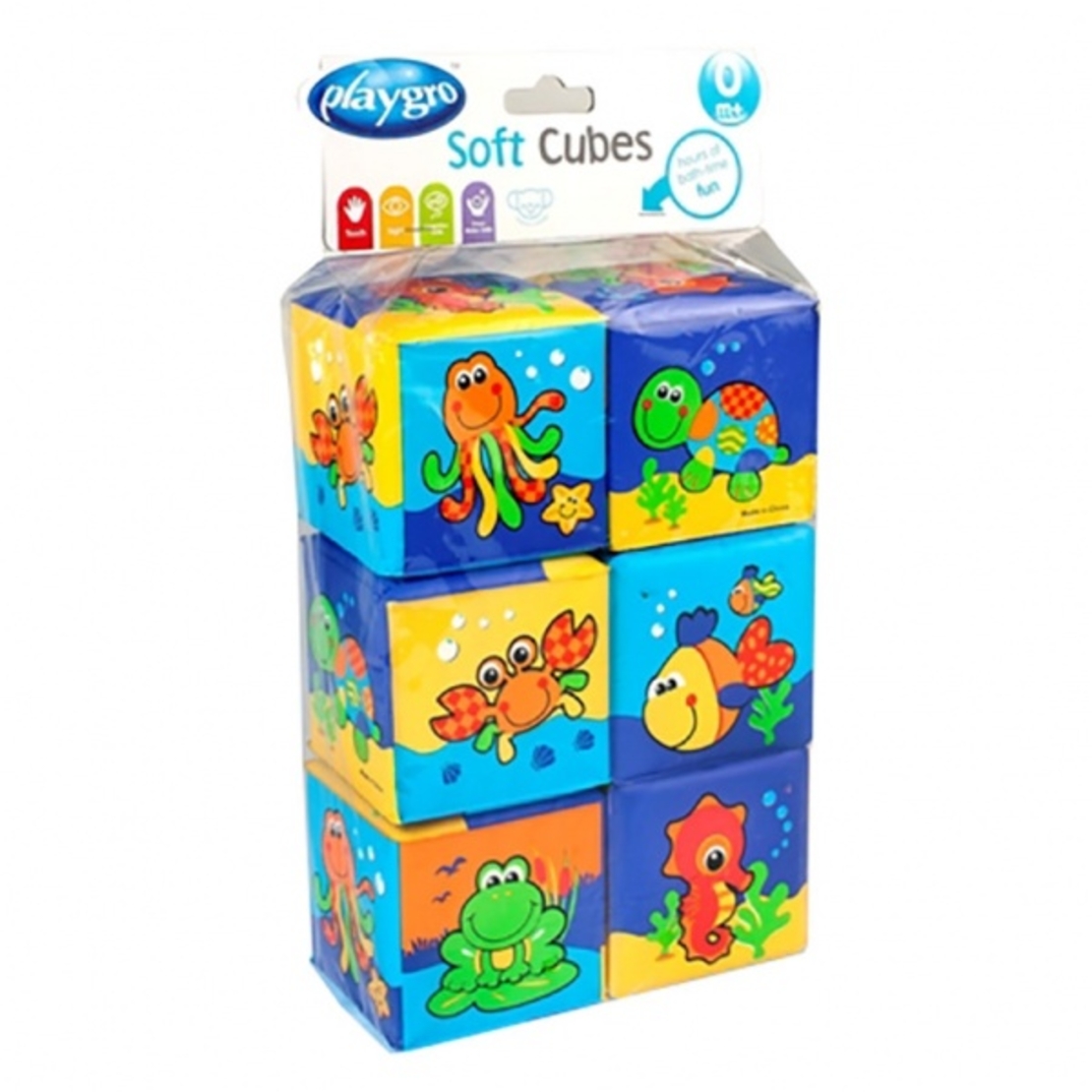 קוביות רכות לאמבטיה playgro
