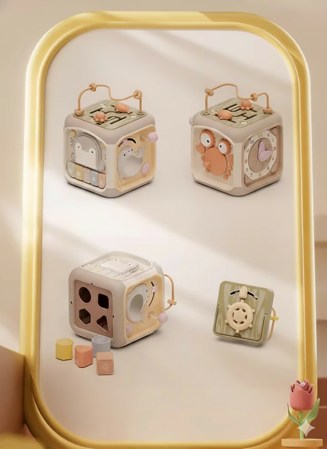 مكعب نشاط الطفل