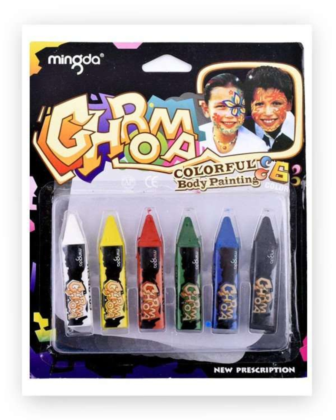 צבעי פנים - 6 צבעים