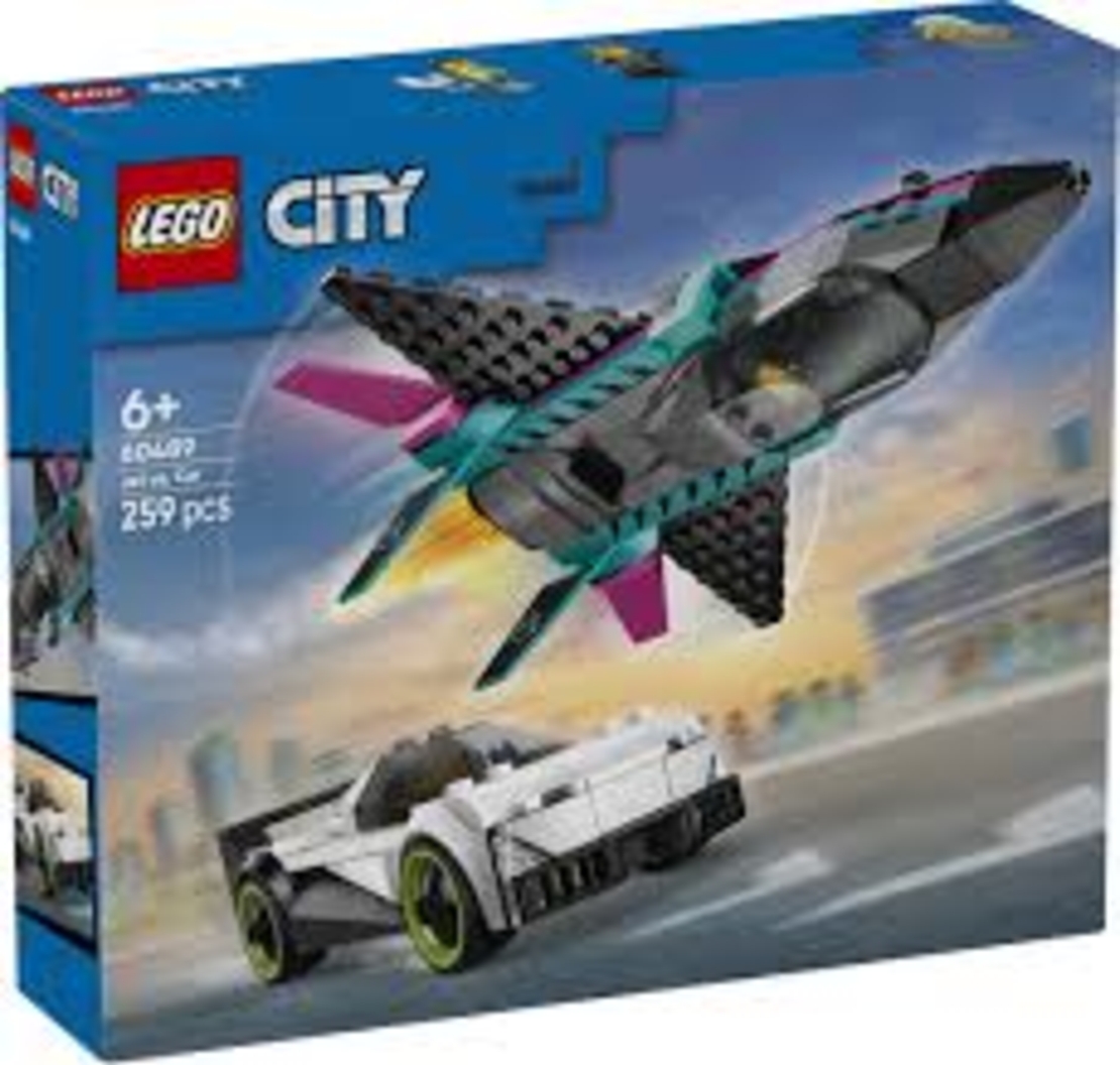 ليجو الطائرة النفاثة مقابل السيارة  LEGO City 60489