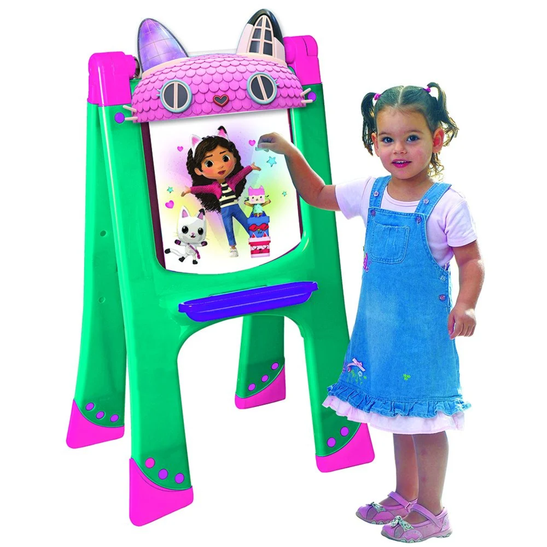 בית הבובות של גבי - לוח ציור דו צדדי גדול- Gabby's Dollhouse