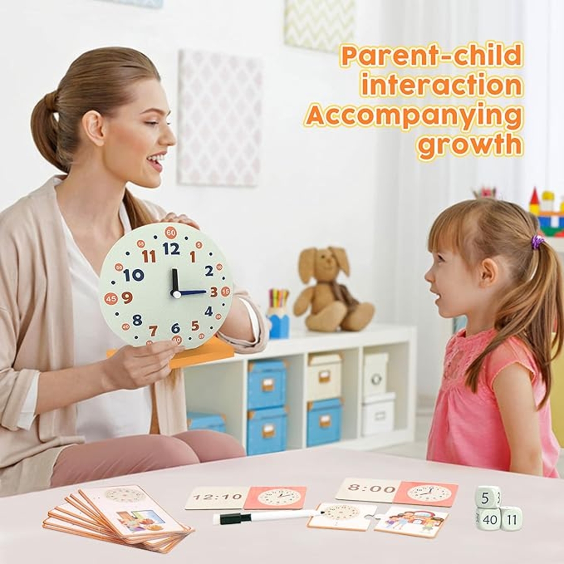 משחק לימוד שעון - למד לקרוא מחוגים ושעה דיגיטלית