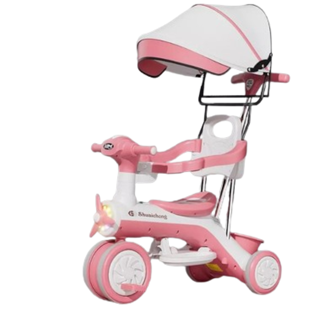 תלת אופן - ורוד - 2IN1