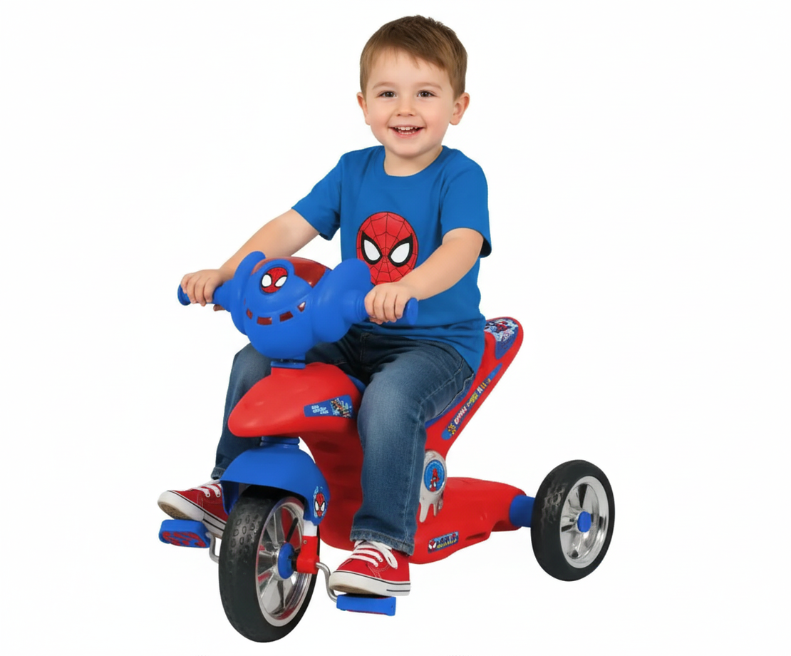 תלת אופן ספידרמן -  עם מנגינות