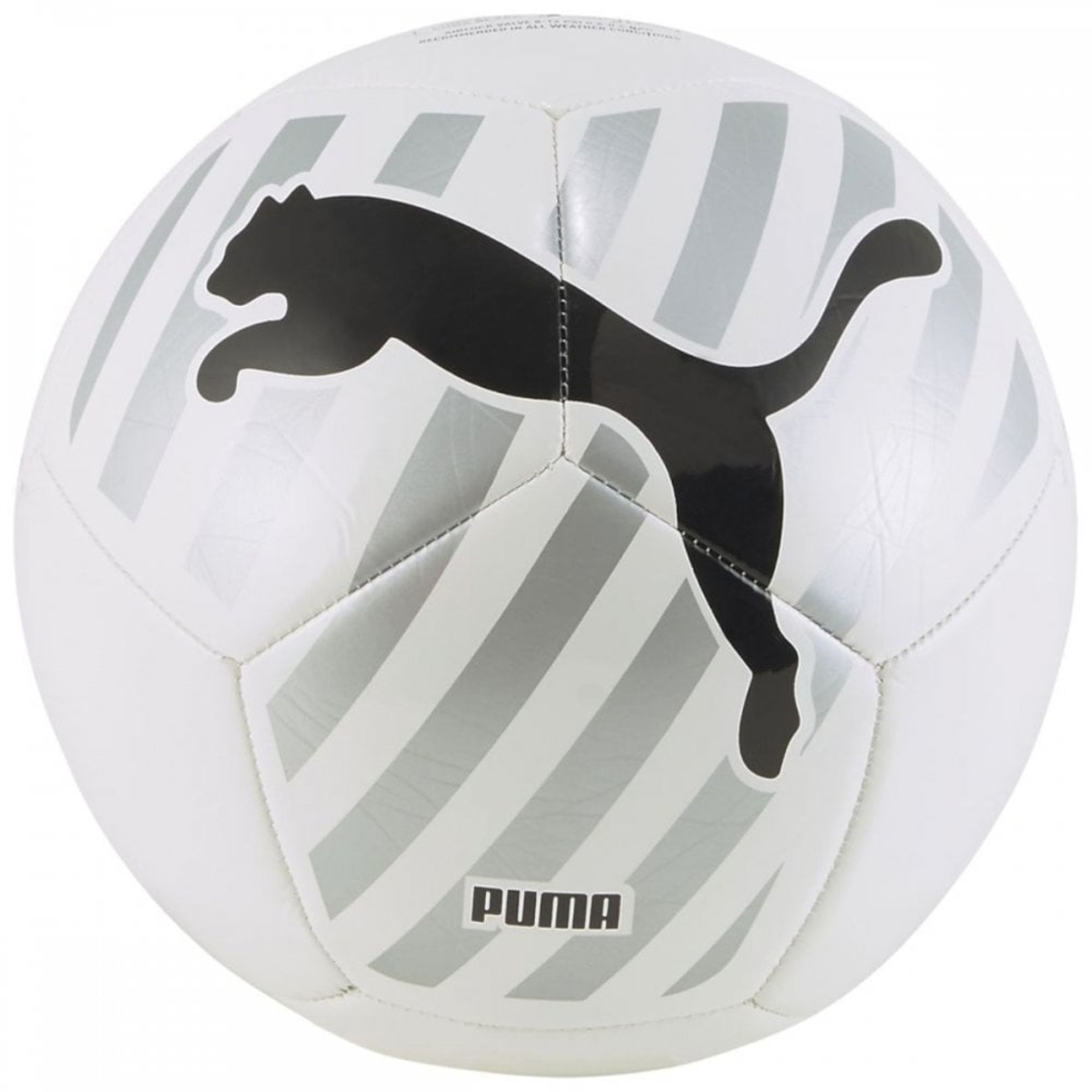 PUMA‏ כדור כדורגל בצבע לבן לוגו שחור