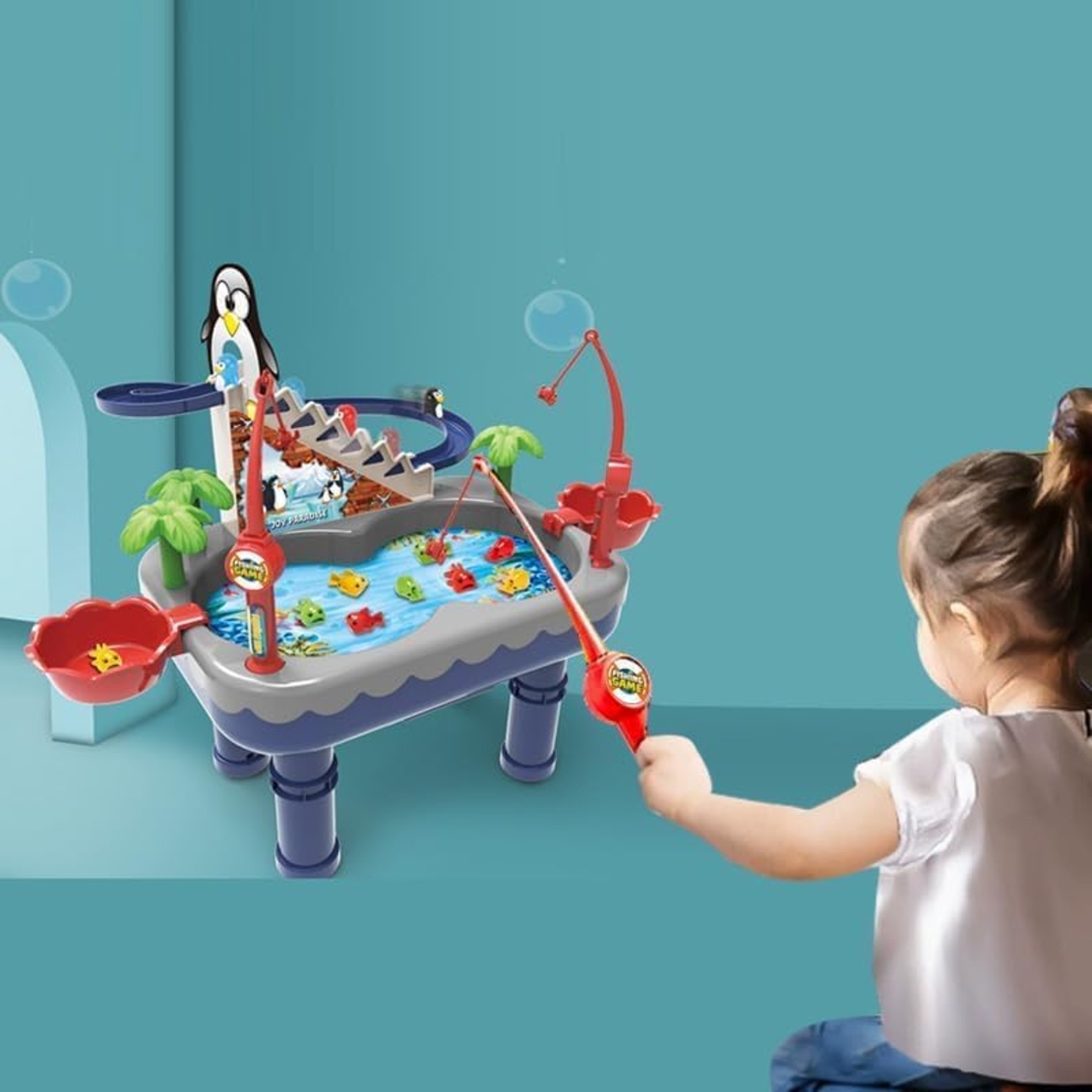 משחק פינגווינים ודגים -  2 ב 1