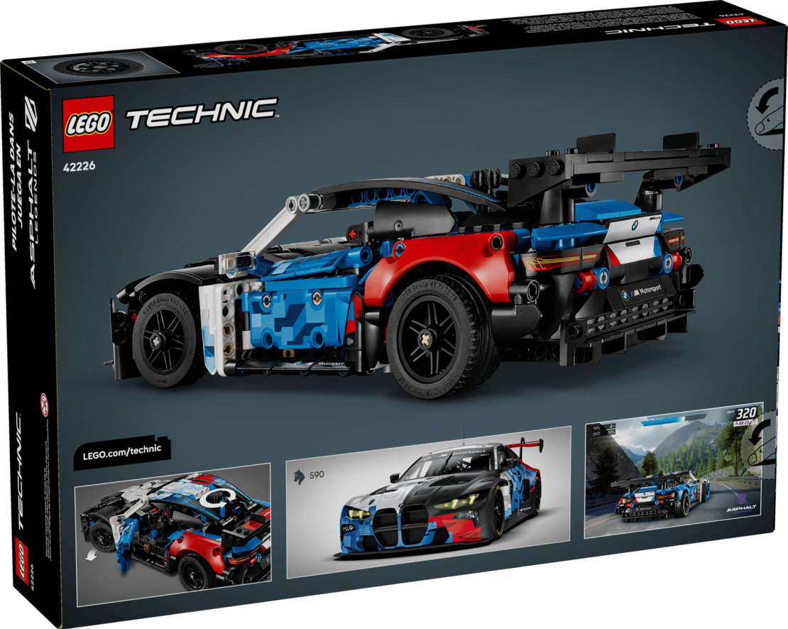 لوجو تكنيك – السيارة المكشوفة BMW M4 GT3 EVO (42226) - Lego -