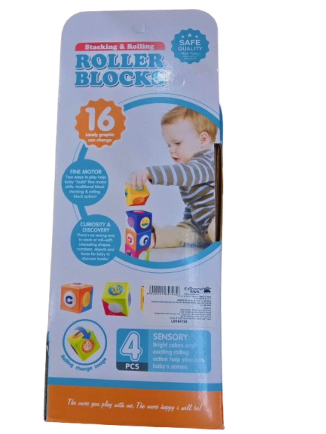 קוביות כדור מסתובב לתינוק לפיתוח מיומנות מוטורית