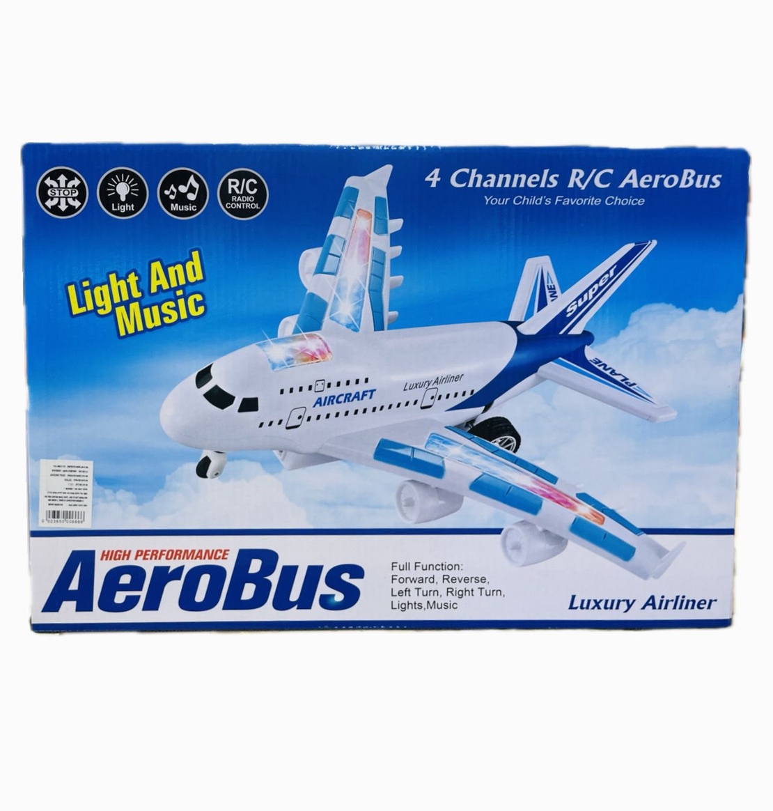 מטוס על שלט + טייסים Best Wheels Eurobus