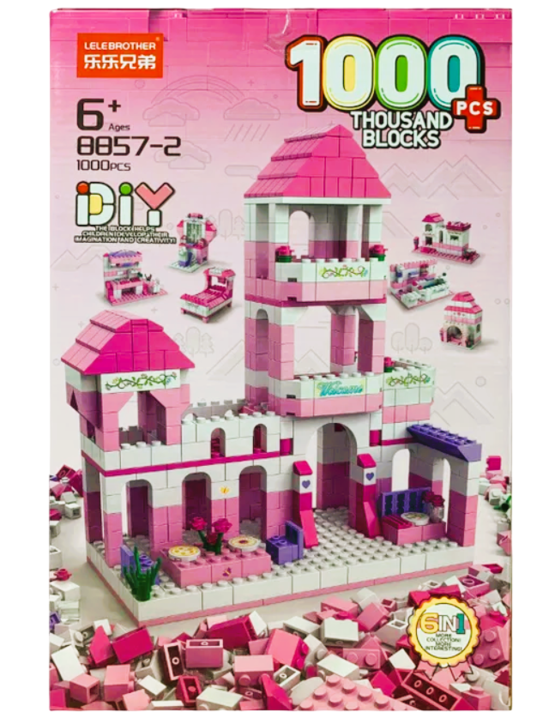 ארמון נסיכות להרכבה 1000 חלקים