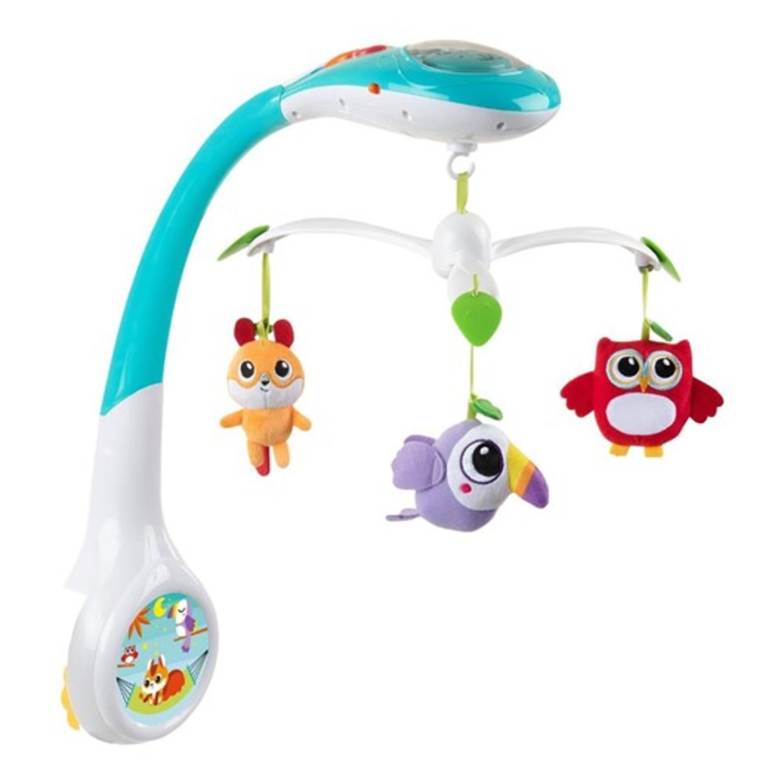 מובייל מוזיקלי היער הקסום עם מקרן Chicco