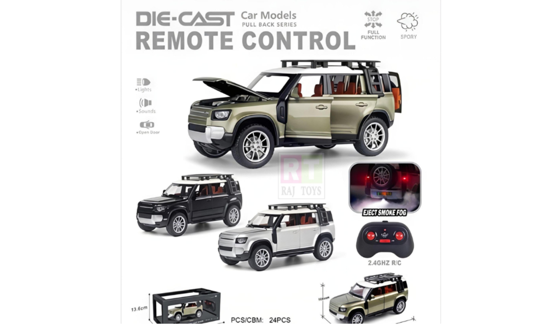 מכונית ברזל על שלט  בעיצוב Land Rover Defender