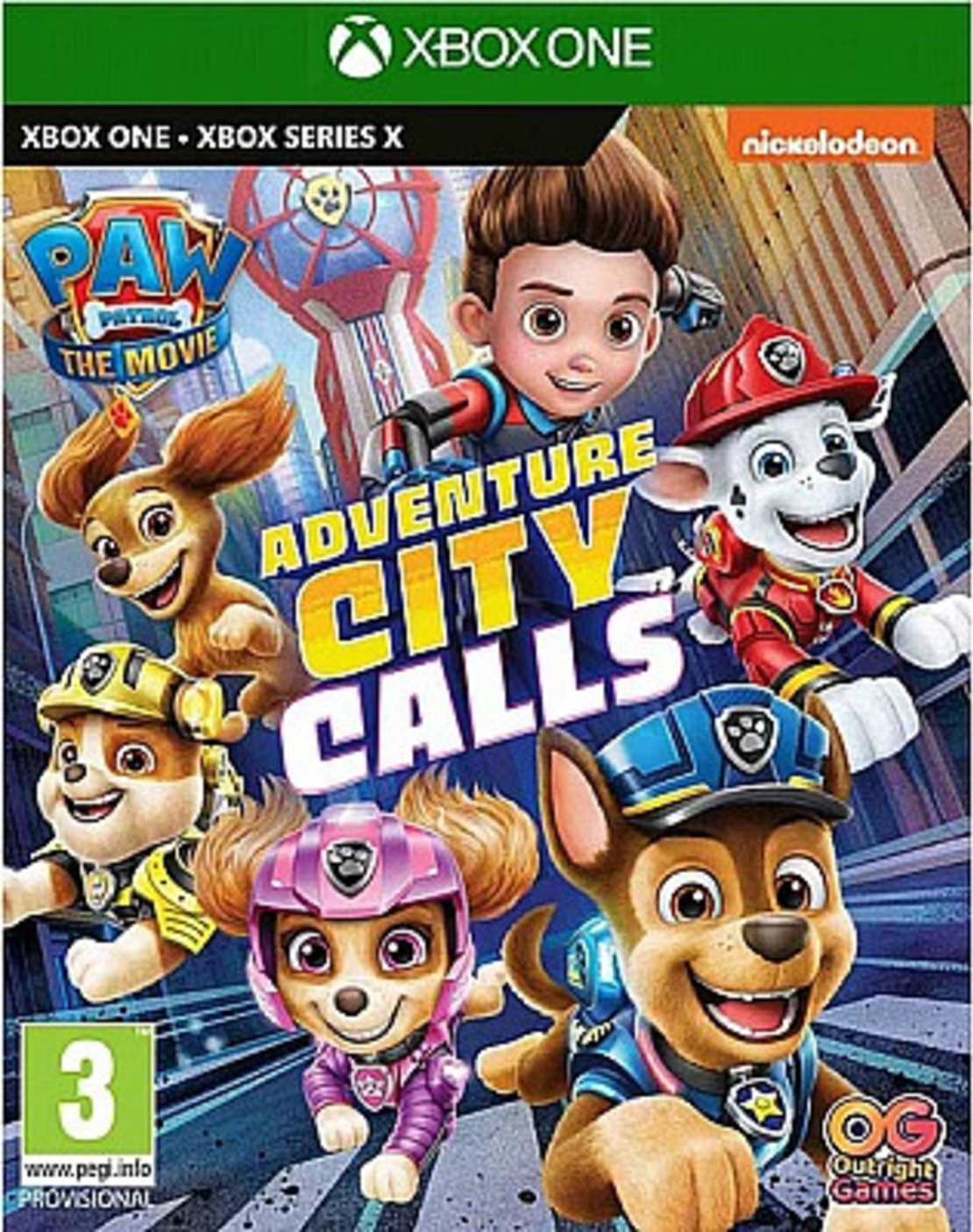 משחק לאקס בוקס - PAW Patrol The Movie: Adventure City Calls