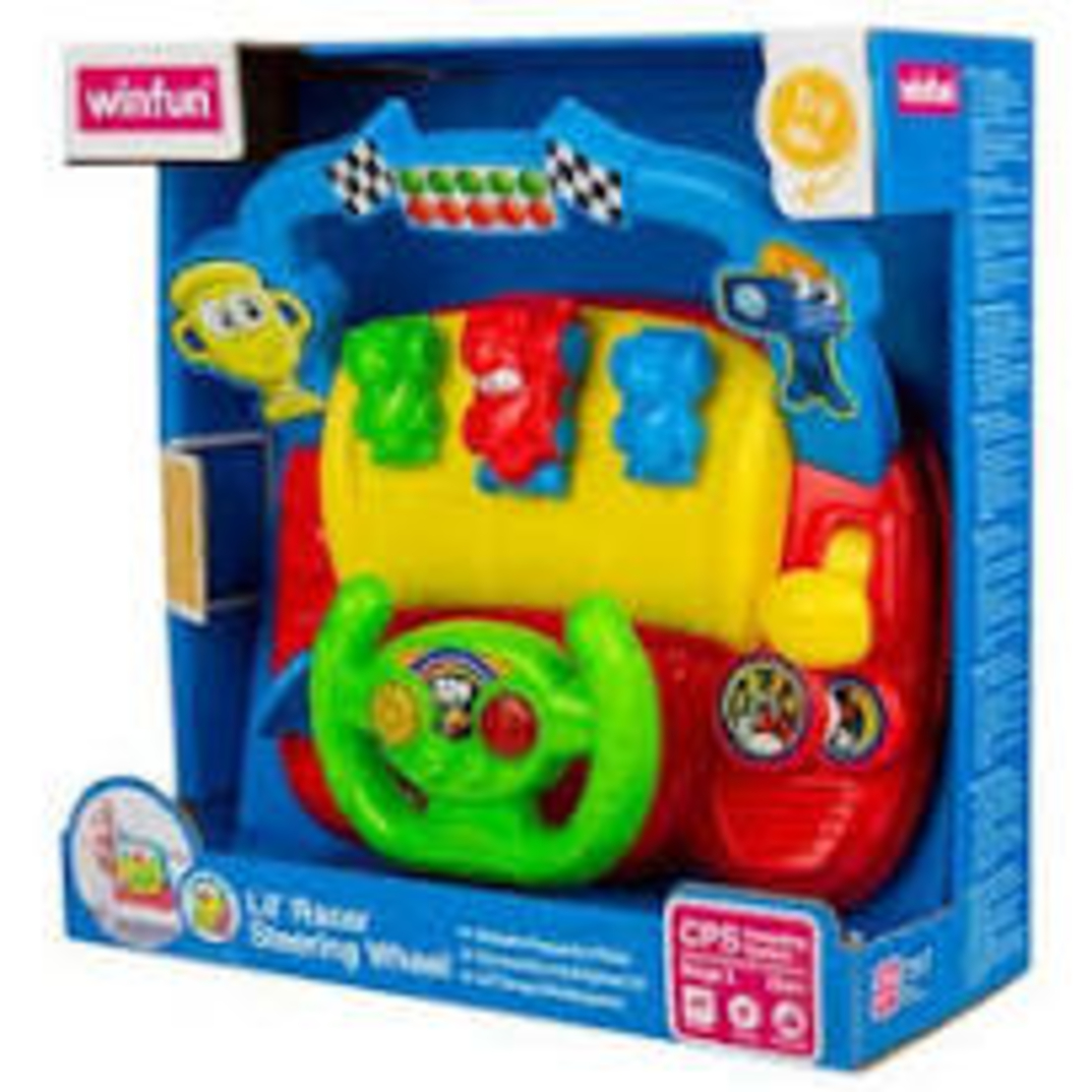 הגה צעצוע צבעוני לתינוקות עם אורות וצלילים  winfun