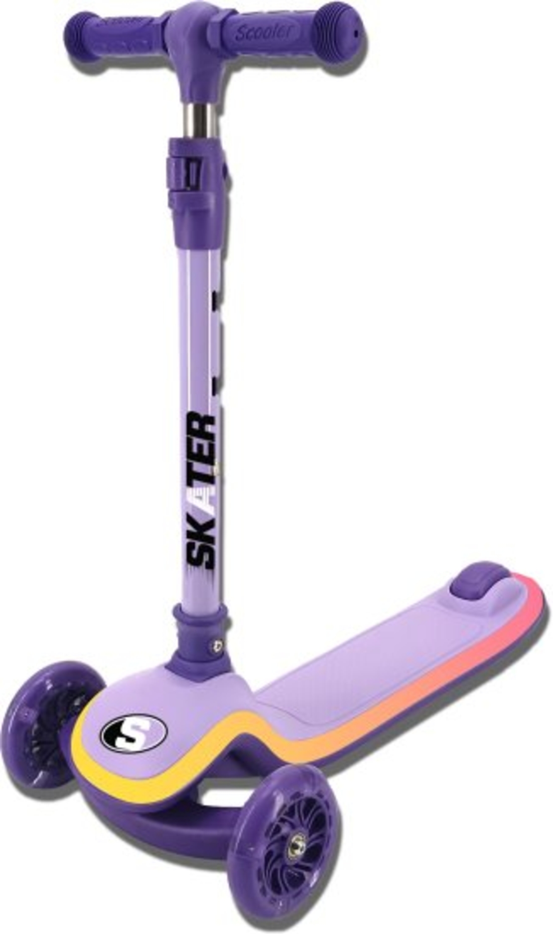 سكوتر lumiride الملون ثلاثي العجلات