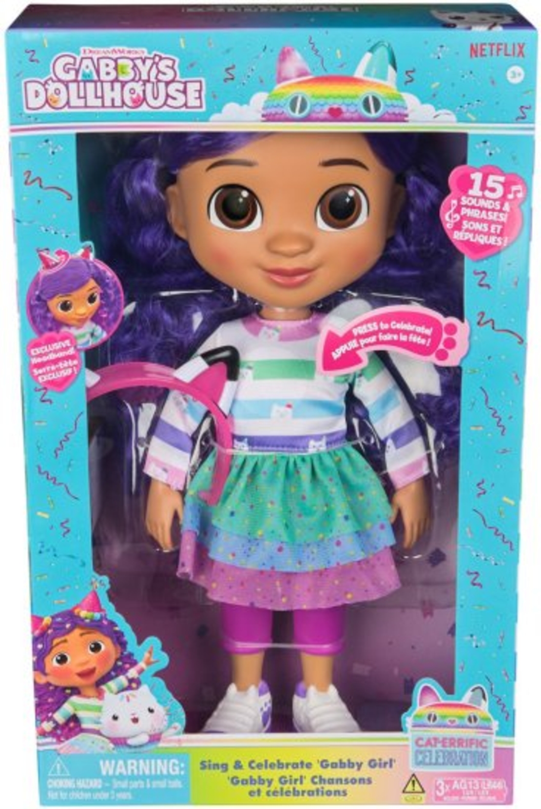 בית הבובות של גבי - בובת גבי 33 ס''מ- Gabby's Dollhouse -
