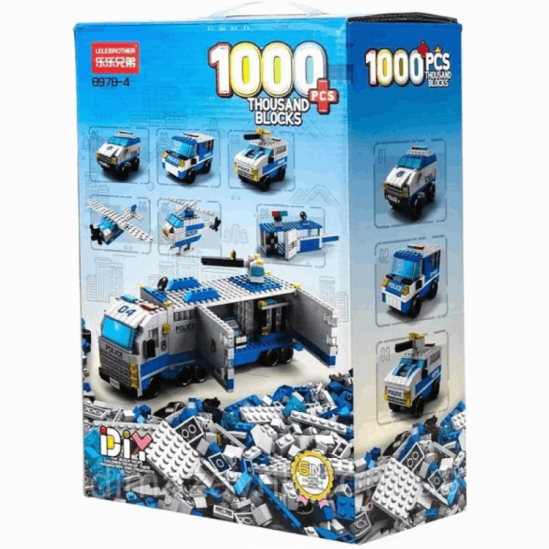 ليجو شاحنة شرطة لتجميع 1000 قطعة