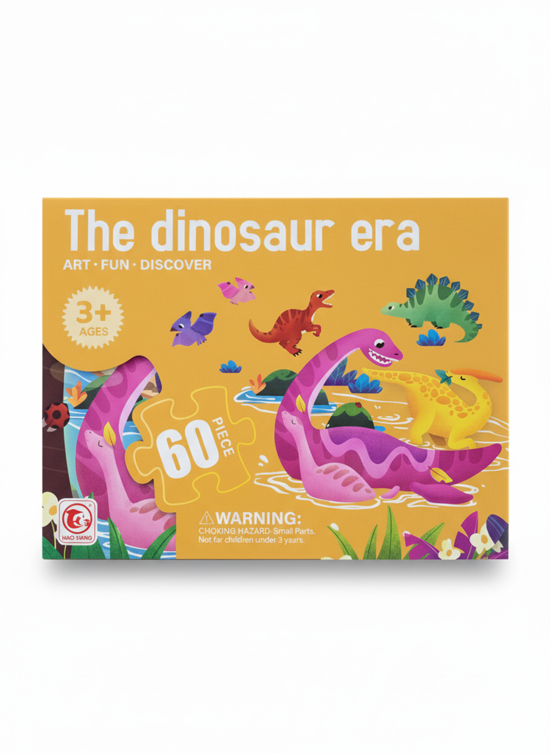פאזל 60 חלקים דינוזארים