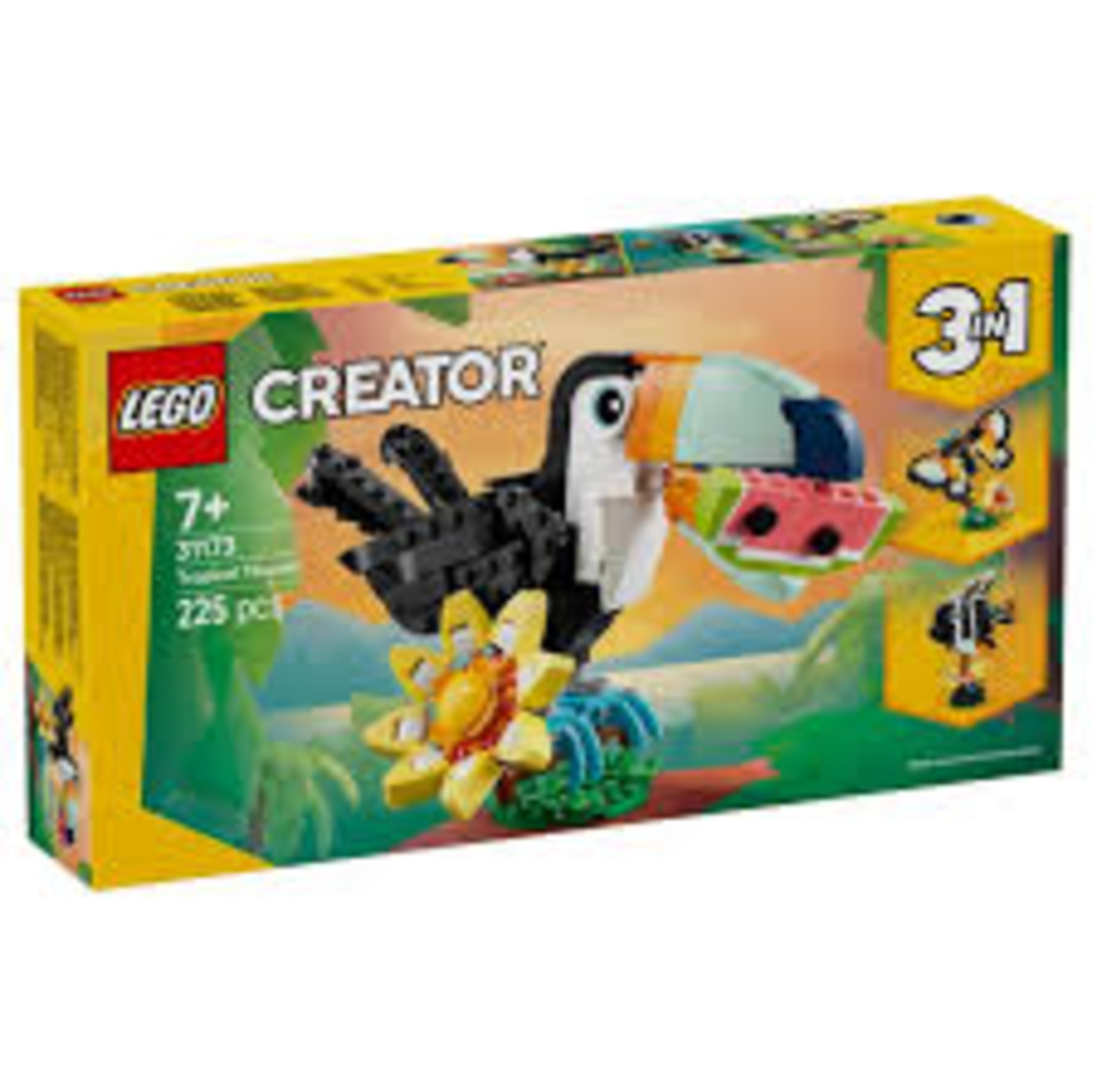 לגו Creator 3in1 – חיות בר: דמות טוקן טרופי (31173) Lego -