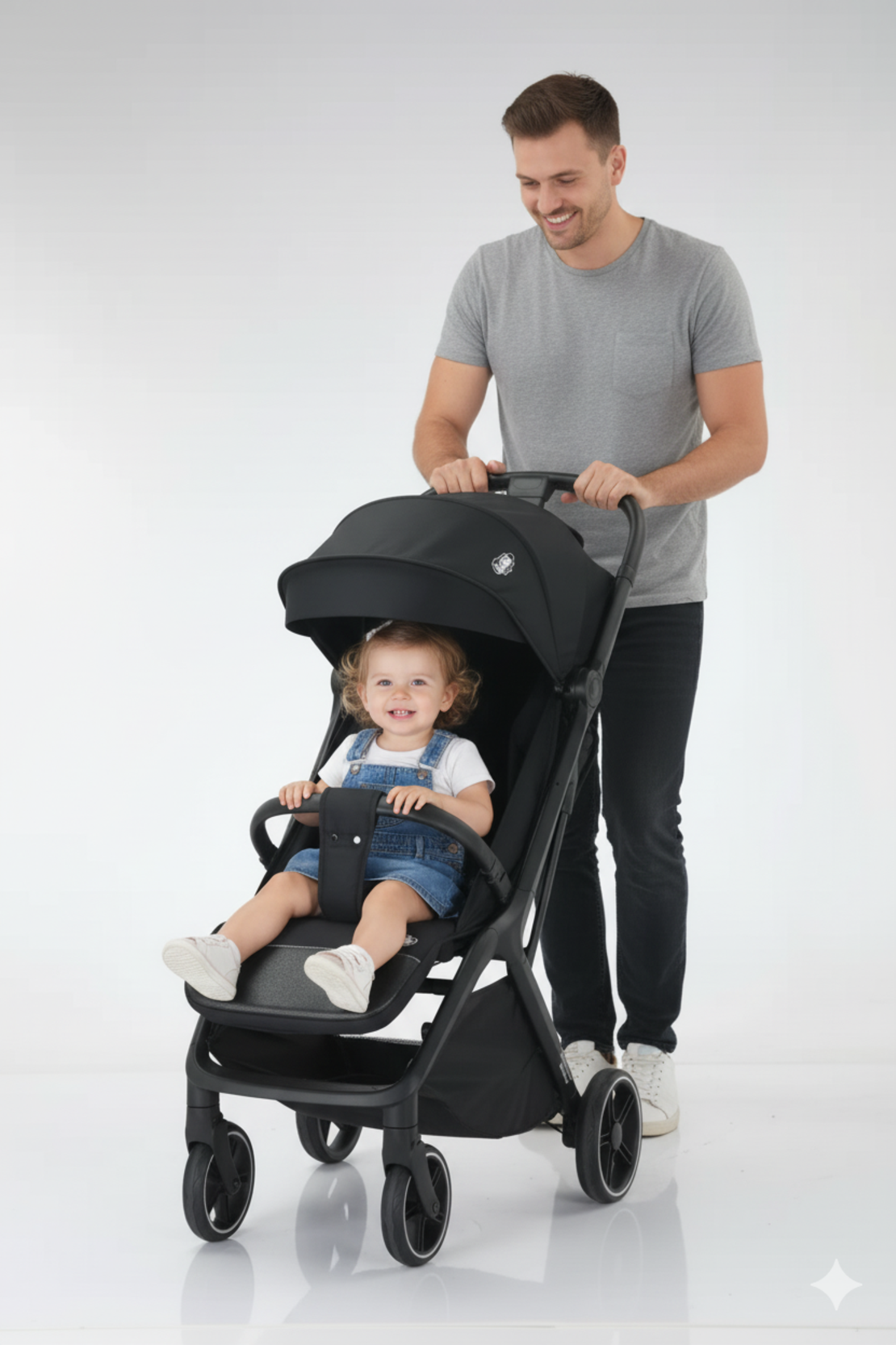 טיולון עגלה MASTER - צבע שחור S1 -